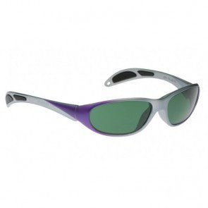 Model 208 (Purple/Grey) Plastic Glassworking Safety Glasses, #GB-208-PG