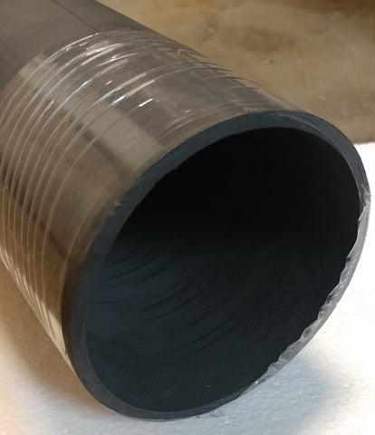4" Tube - 3/16" Wall - Bulk Isostatic Graphite ~24" Length