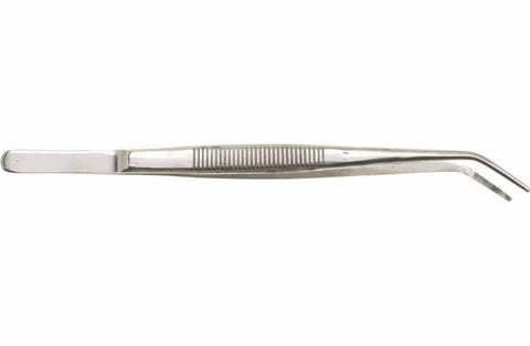 6"  Bent Tip Tweezer